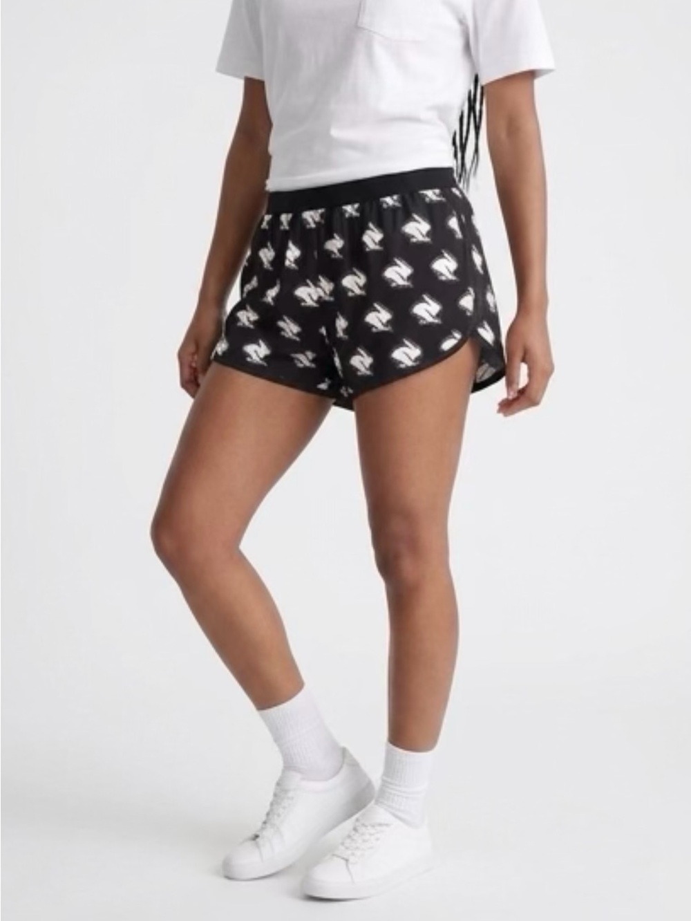 Rabbit Running Shorts Athletic Outdoor Womens Size Large Lined Fitness Workout